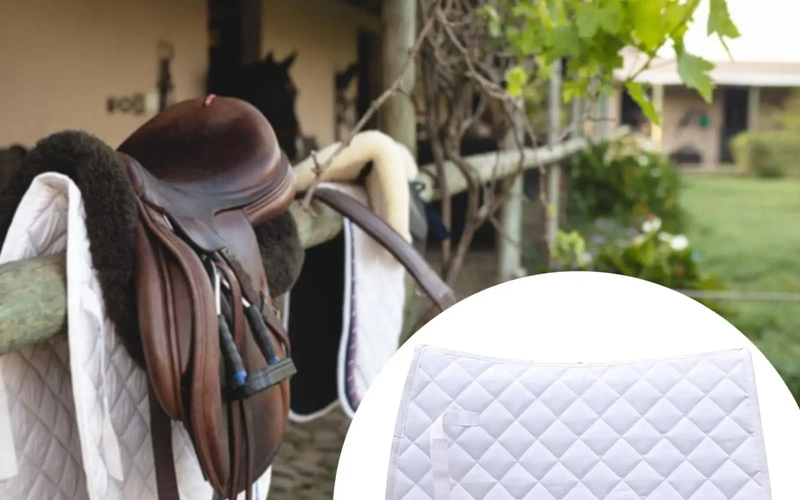 non-slip-cotton-horsesaddlepad-for-dressage